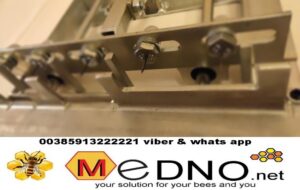 Bušač i utiskivač nitni/ zakovica , bočno bušenje okvira – pocinčani sa pomičnim čeličnim iglama u 4-5 rupa za LR, DB,AŽ,Farrar okvire /BEE HIVE FRAME EYELET HOLE PUNCH 4-5 holes for LR, DB , AŽ , Farrar and other