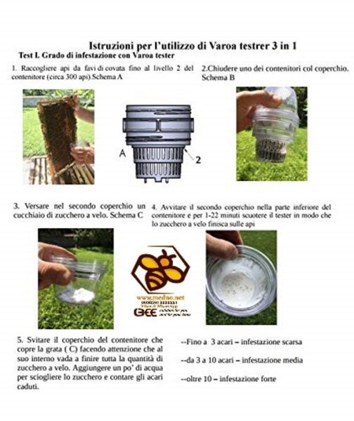 Varoa tester 3 u 1