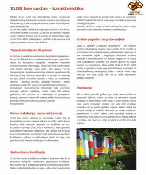 Vaga,Xlog bee STANDARS INOX GPRS/SMS , digitalna vaga za pčele - Slika 4