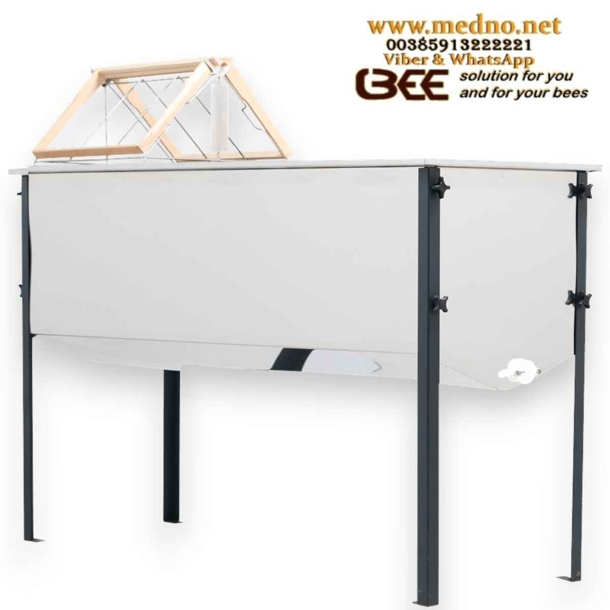 Stol ili kada za otklapanje saća meda 150 cm inox Benka