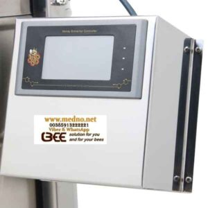 Vrcaljka kasetna,6 okvira Langstroth 24 cm,automatska,samo okretna sa inox košem,0,18 Kw AC Motor,kontroler zaslona osjetljivog na dodir–mjerač vremena i memorija brzine–BA556-OMY-304-3