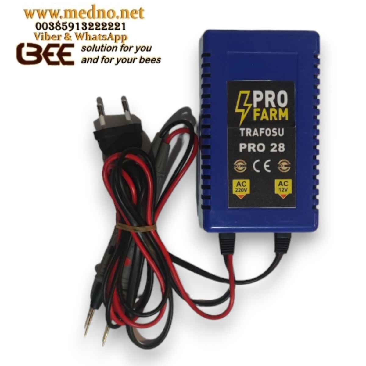Zvrk Trafo Utapač žice u satne osnove - Profi model- jači model 50 W 12 V